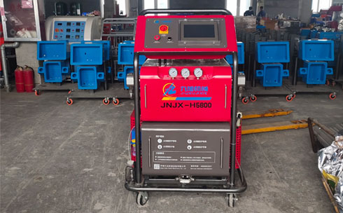 聚氨酯硬泡仿木發泡機(圖1) JNJX-H5800PLC聚氨酯硬泡發泡機